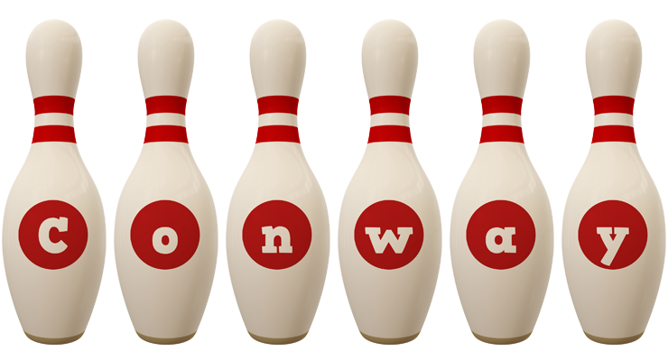 Conway bowling-pin logo