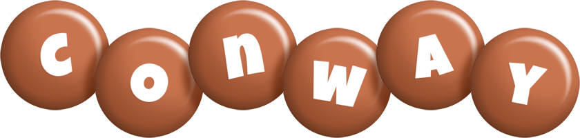 Conway candy-brown logo