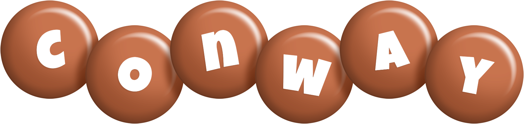 Conway candy-brown logo