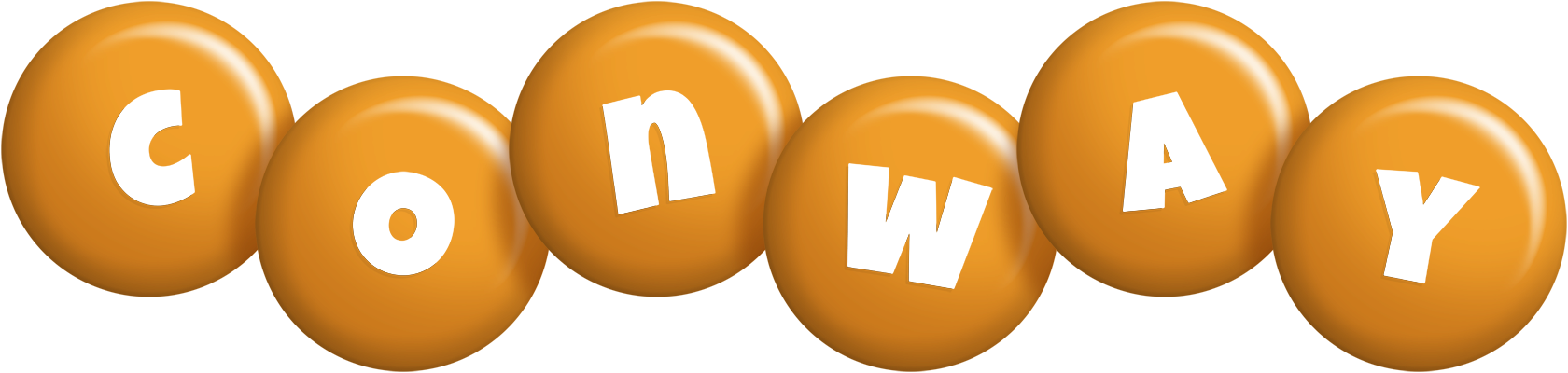 Conway candy-orange logo