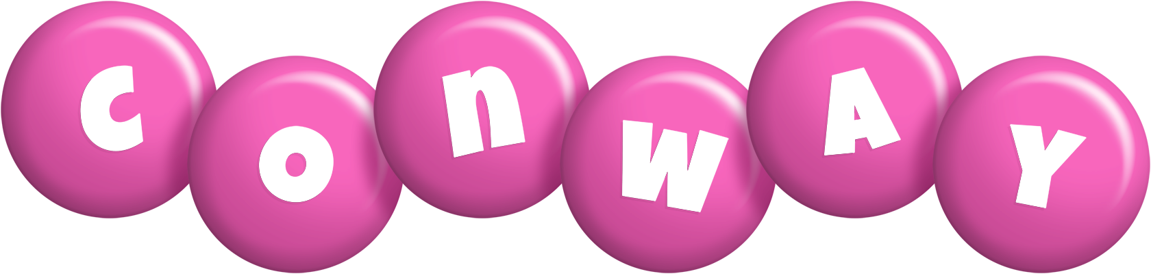 Conway candy-pink logo