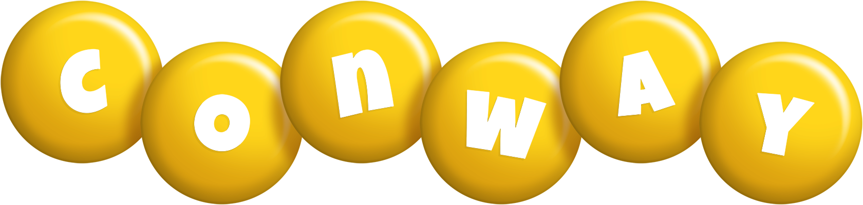 Conway candy-yellow logo