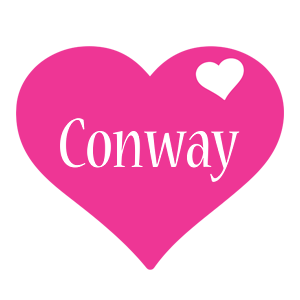 Conway love-heart logo