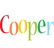 Cooper birthday logo