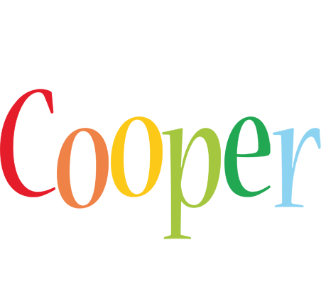 Cooper birthday logo