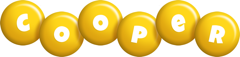 Cooper candy-yellow logo