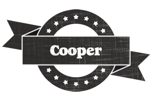 Cooper grunge logo