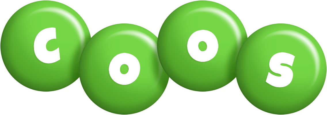 Coos candy-green logo