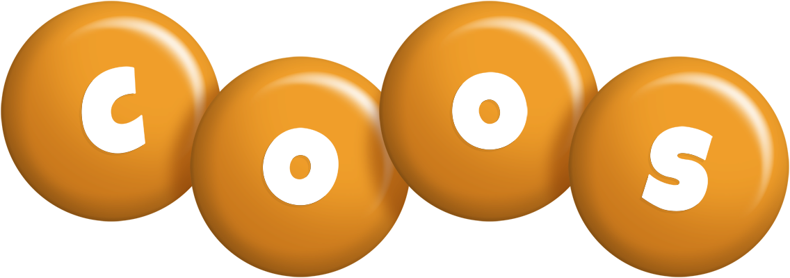 Coos candy-orange logo
