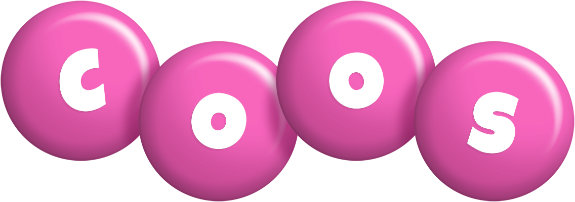 Coos candy-pink logo