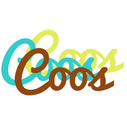 Coos cupcake logo