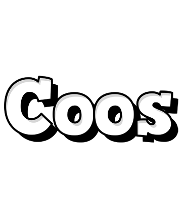 Coos snowing logo