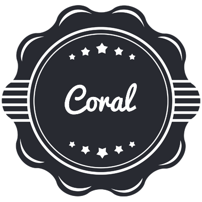 Coral badge logo