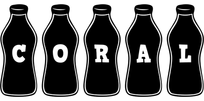Coral bottle logo