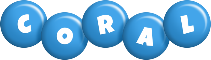 Coral candy-blue logo