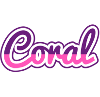 Coral cheerful logo
