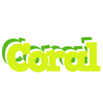 Coral citrus logo