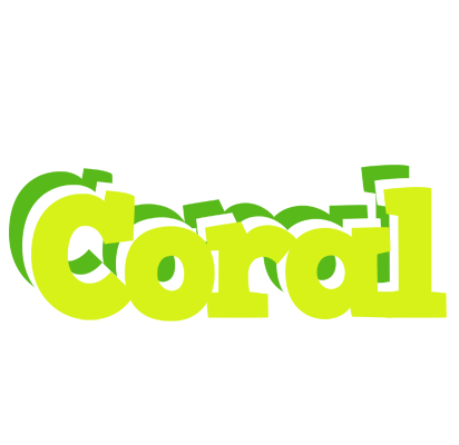 Coral citrus logo