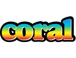 Coral color logo