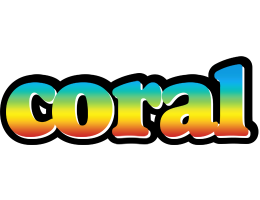 Coral color logo