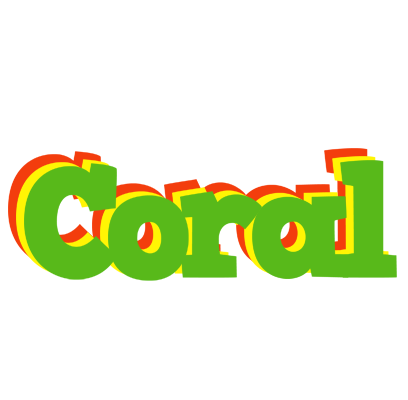 Coral crocodile logo