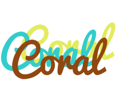 Coral cupcake logo