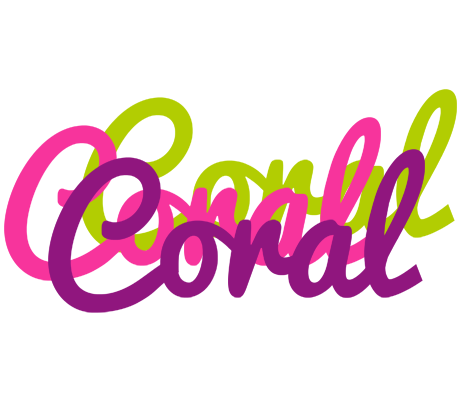 Coral flowers logo