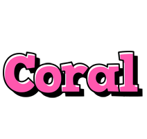 Coral girlish logo