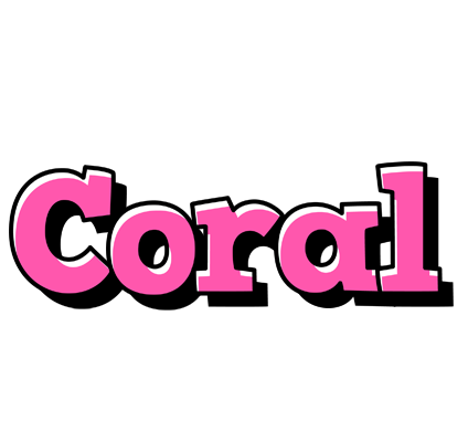 Coral girlish logo