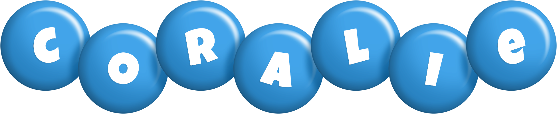 Coralie candy-blue logo