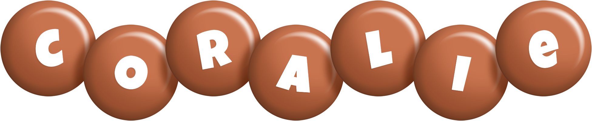 Coralie candy-brown logo
