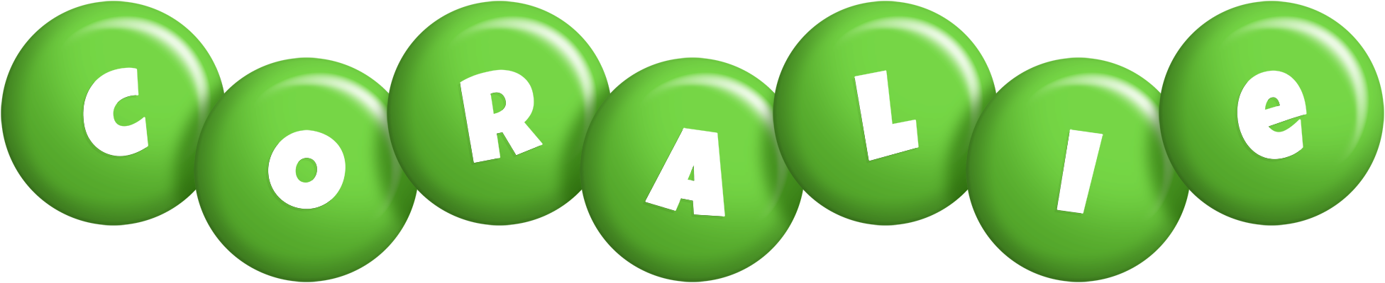Coralie candy-green logo