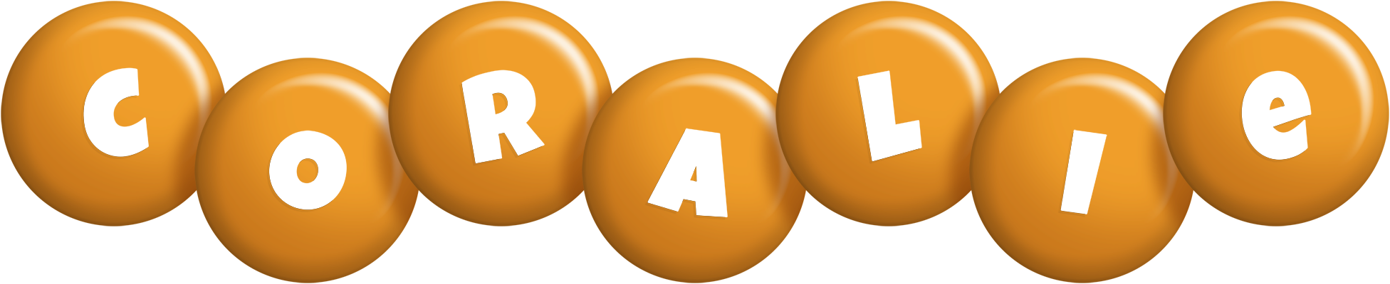 Coralie candy-orange logo