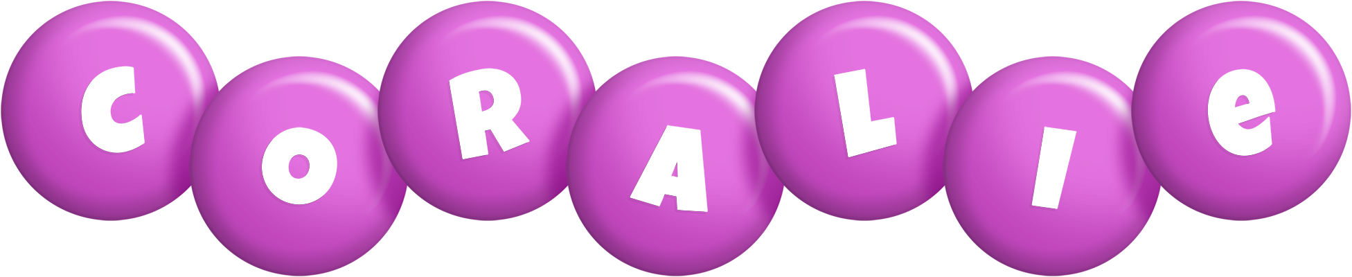 Coralie candy-purple logo
