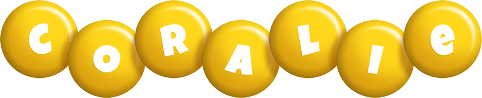 Coralie candy-yellow logo