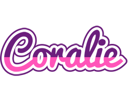Coralie cheerful logo