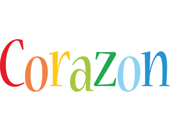 Corazon birthday logo