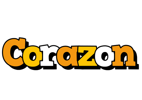 Corazon cartoon logo