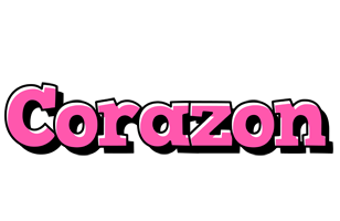 Corazon girlish logo