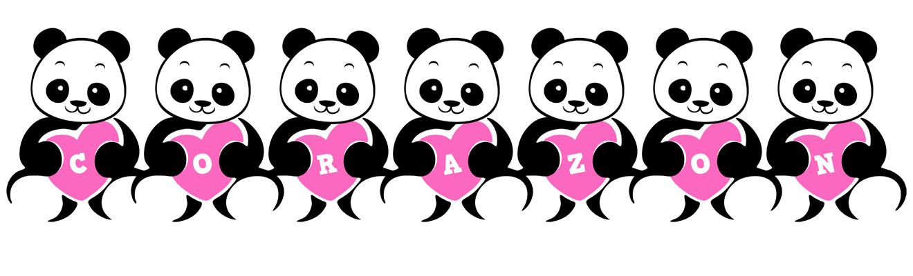 Corazon love-panda logo