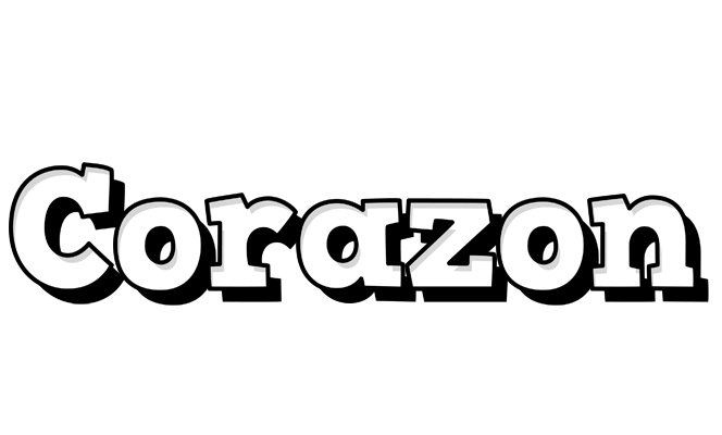 Corazon snowing logo