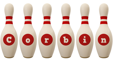 Corbin bowling-pin logo