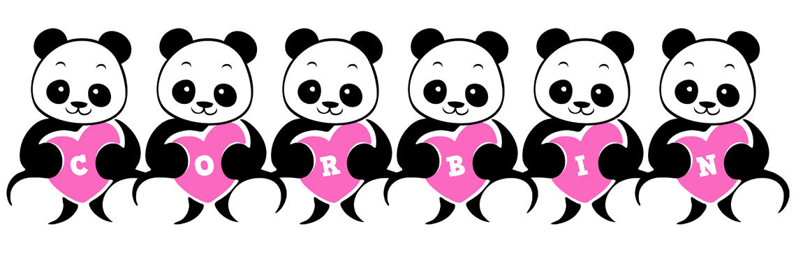Corbin love-panda logo