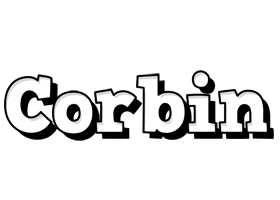Corbin snowing logo