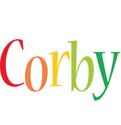 Corby birthday logo