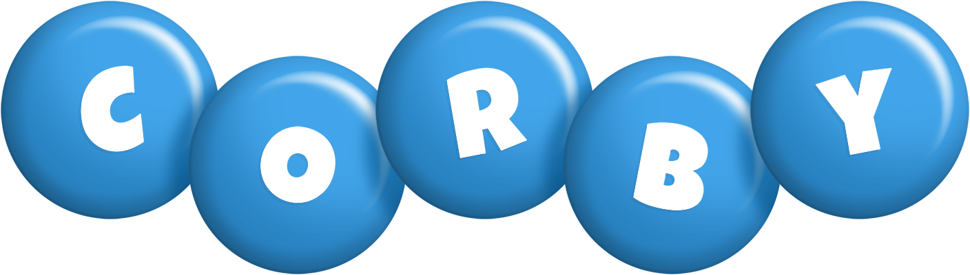 Corby candy-blue logo