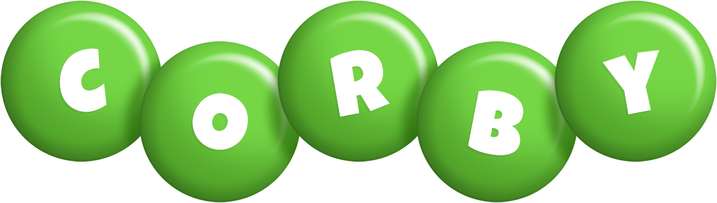 Corby candy-green logo