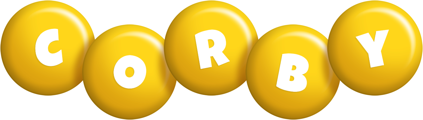 Corby candy-yellow logo