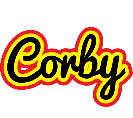 Corby flaming logo