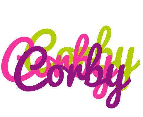 Corby flowers logo
